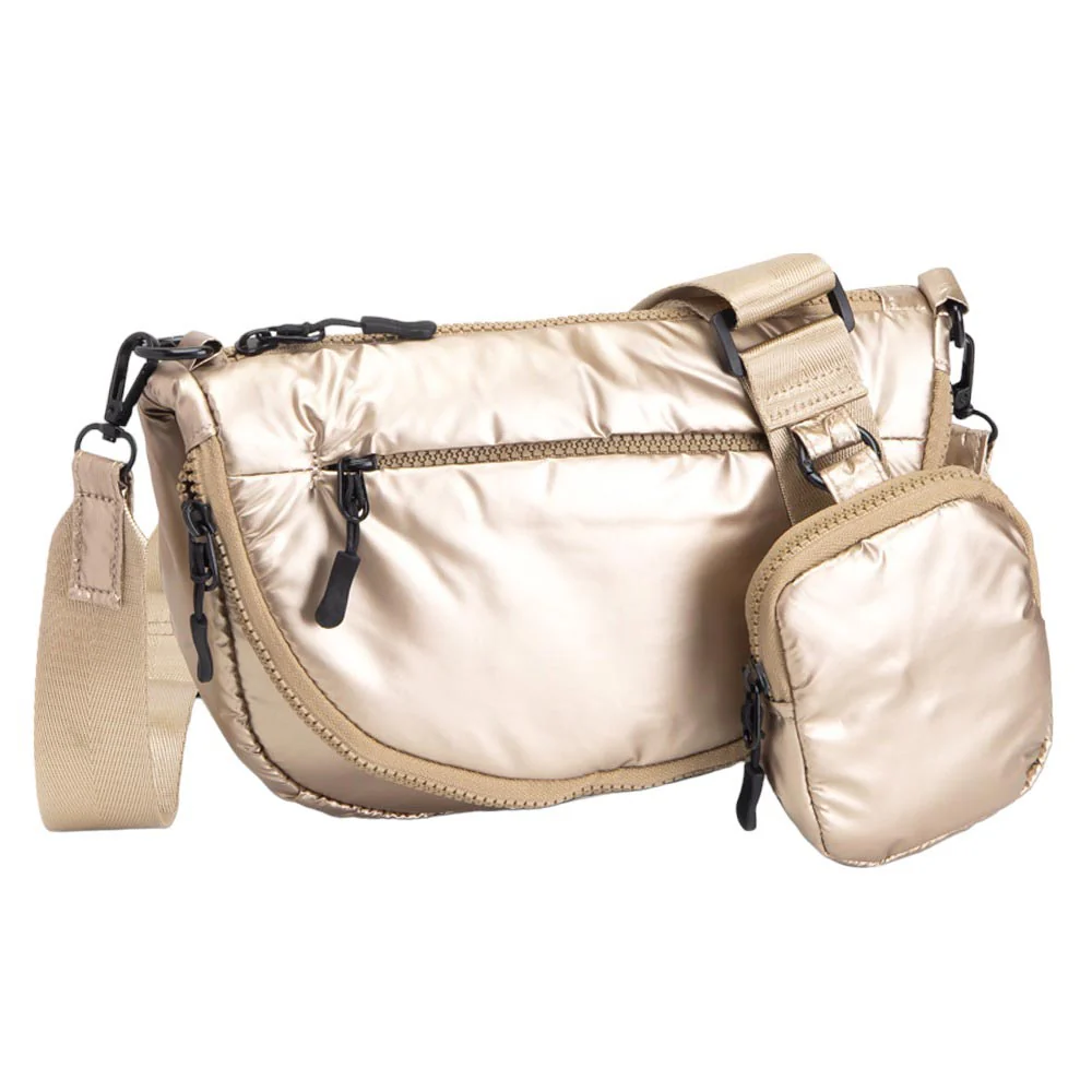 Stylish Beige Crossbody Bag