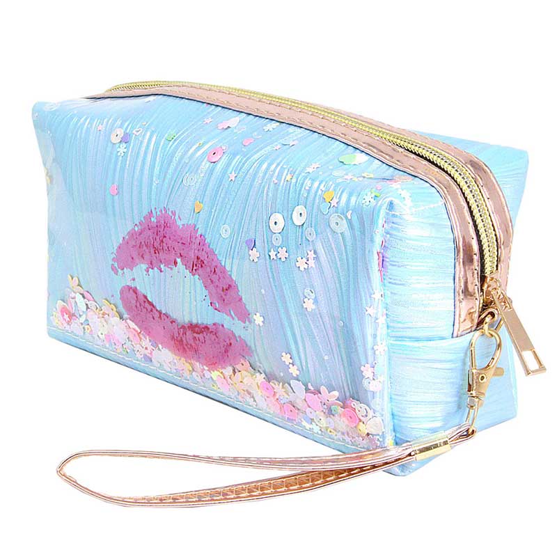 Vibrant Kiss Cosmetic Pouch