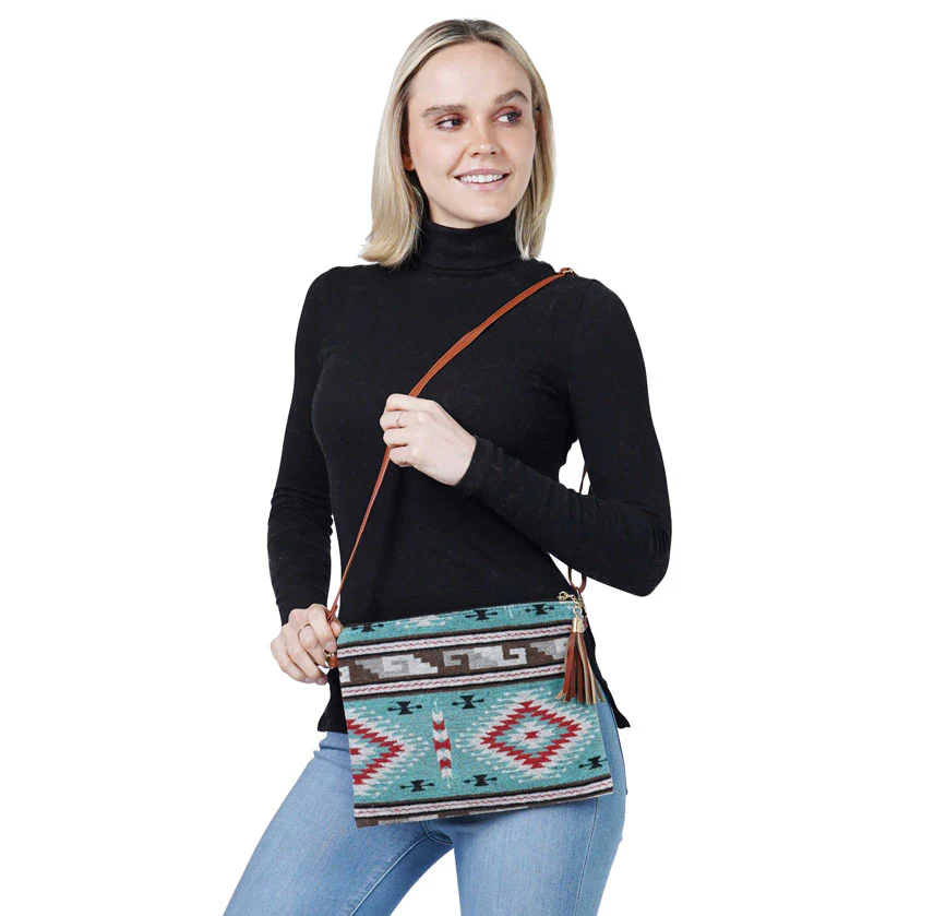 Chic Tribal Pattern Crossbody Bag