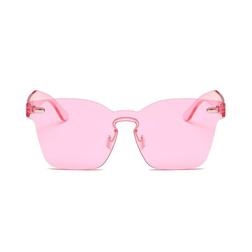 Elegant Pink Transparent Glasses