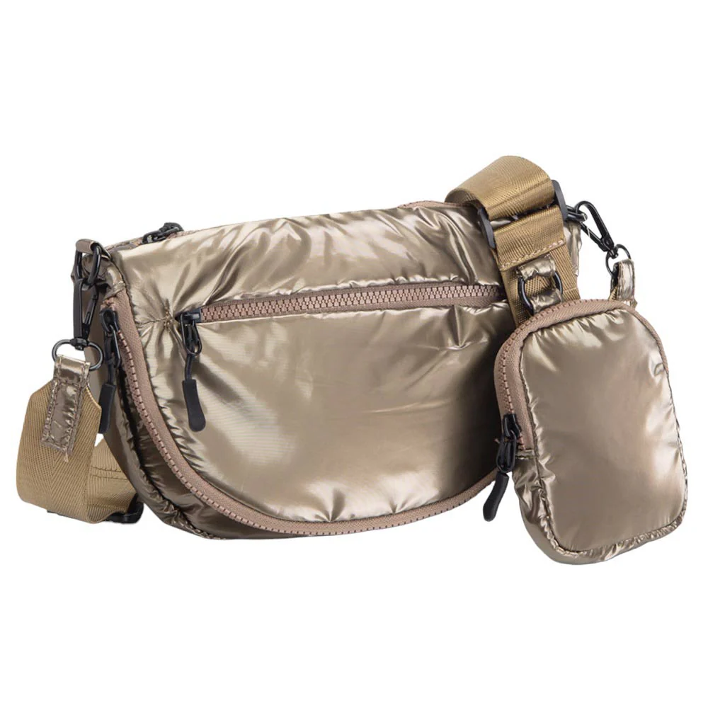 Stylish Beige Crossbody Bag