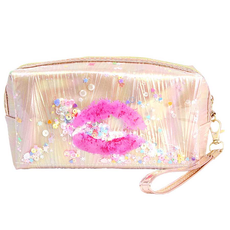 Vibrant Kiss Cosmetic Pouch