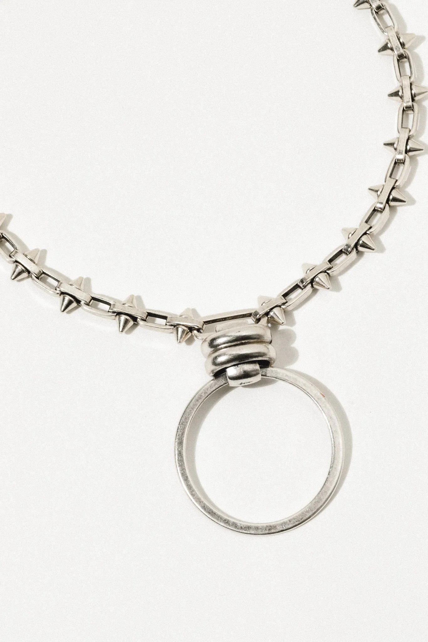 Edgy Spike Chain Necklace