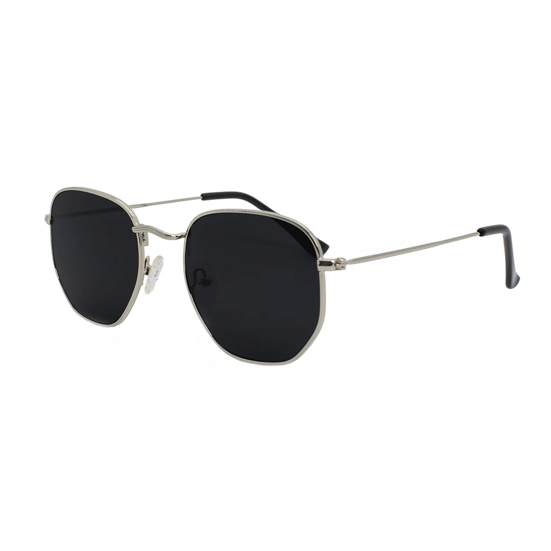 Classic Hexagonal Frame Sunglasses