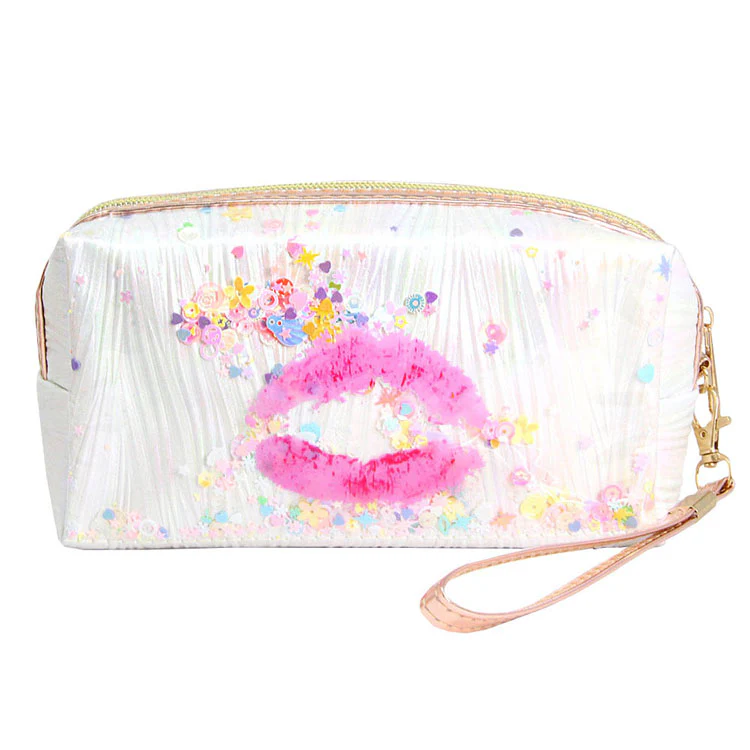 Vibrant Kiss Cosmetic Pouch